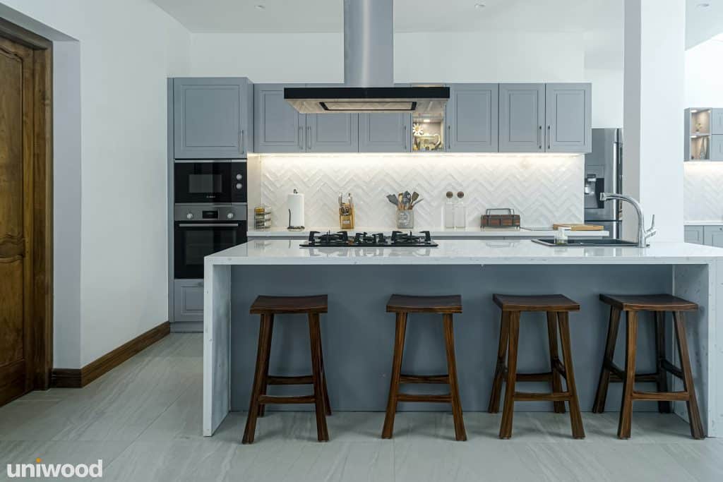 Discover culinary sophistication with our modern kitchen design