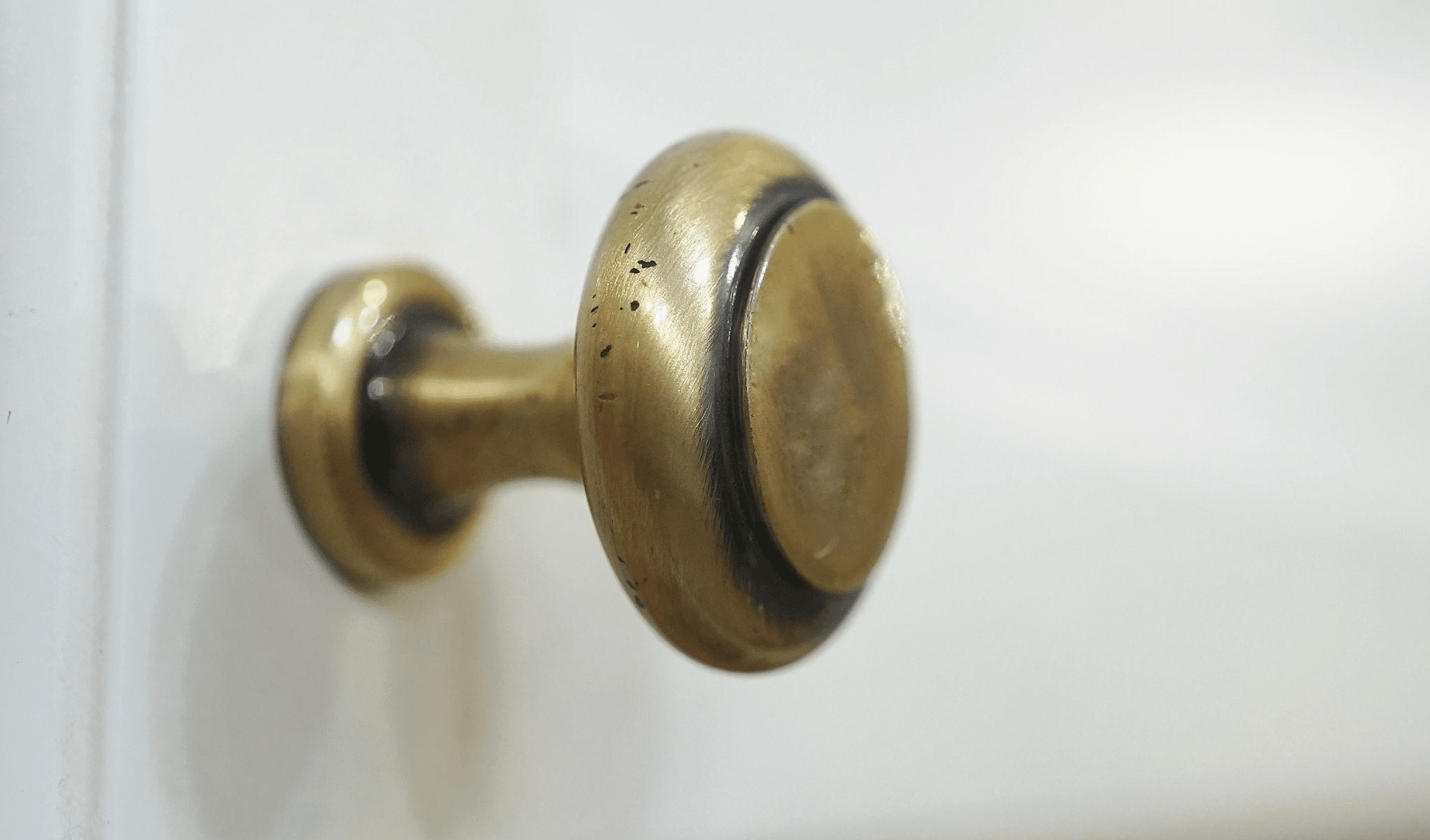 Elegant Brass Door Knob in Stylish Interior Design